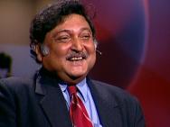 Dr. Sugata Mitra, Education researcher speaking with Pratigyan Das