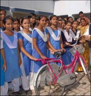 Wheels of Change: Bicycles improve girls’ enrollment in Bihar